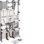 Quadro completo com transformadores de corrente Hager universN 250 A 5 polos 1350 mm UF53WBW1