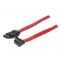 Cabo SATA TECLINE, ficha SATA 7 pinos para ficha SATA 7 pinos, 1,0 m, vermelho 314000