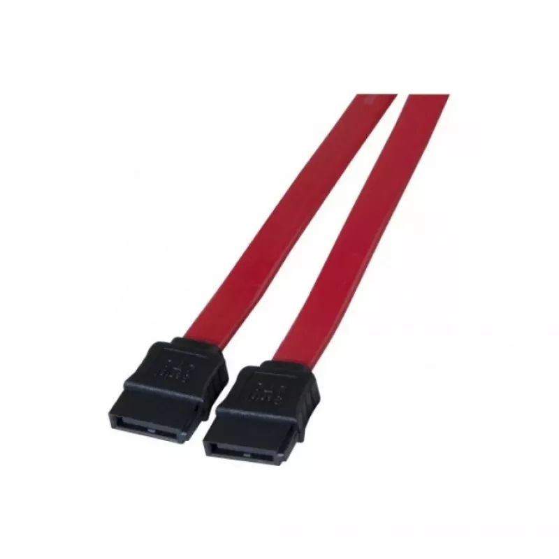 Cabo SATA TECLINE, ficha SATA 7 pinos para ficha SATA 7 pinos, 1,0 m, vermelho 314000