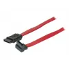 Cabo SATA TECLINE, ficha SATA 7 pinos para ficha SATA 7 pinos, 1,0 m, vermelho 314000