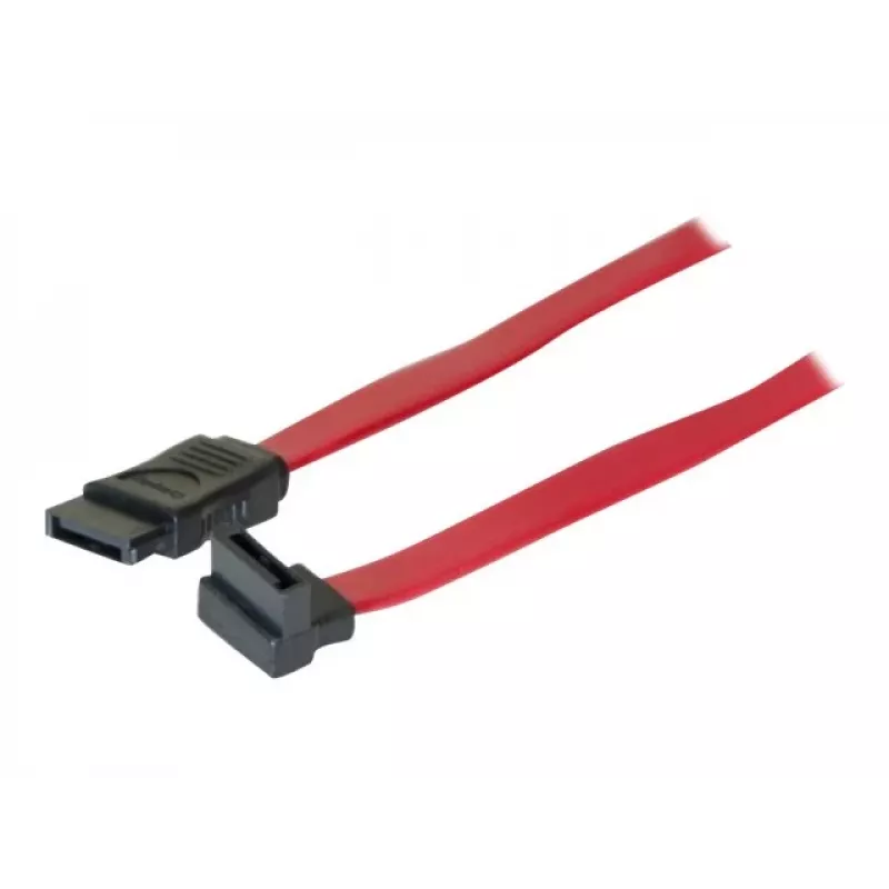 Cabo SATA TECLINE, ficha SATA 7 pinos para ficha SATA 7 pinos, 1,0 m, vermelho 314000