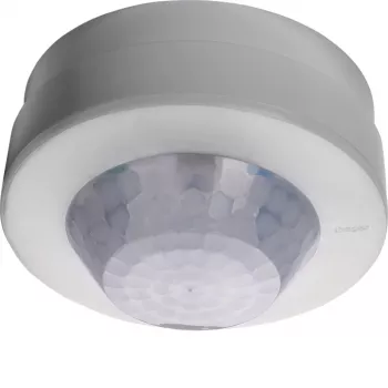 Hager EER513 detetor de movimento PIR 360° de montagem saliente, alcance 20 m, IP55, branco