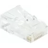 EXERTIS CONNECT ficha modular RJ45 Cat. 6 UTP para cabo flexível, transparente, pack de 10 920560