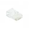 EXERTIS CONNECT ficha modular RJ45 Cat. 6 UTP para cabo flexível, transparente, pack de 10 920560