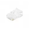 EXERTIS CONNECT ficha modular RJ45 Cat. 6 UTP para cabo flexível, transparente, pack de 10 920560