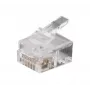 Exertis Connect ficha modular RJ12 para cabo plano, não blindada, 6P6C, pack de 10 (920630)
