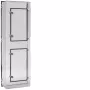 Hager ZAY750AT tampa de quadro de contador IP54 transparente 750mm com porta