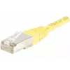 EXERTIS CONNECT cabo de patch CAT.6 F/UTP, amarelo, 0,5 m, Slim Snagless 842051