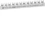 HAGER KDS463AS barramento de fases QuickBusbar trifásico 63A 12 módulos