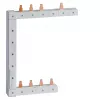 HAGER KCF963L barramento de fases vertical esquerdo, 2 filas, 63 A, 12 módulos, tipo pino