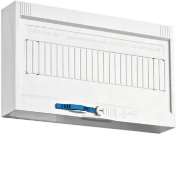 Hager ZU62EA tampa de quadro de contador 150mm fechada eHZ plástico branco