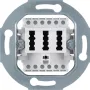 HAGER WDF4011WG tomada TAE 2 x 6/6NFF branco polar mate
