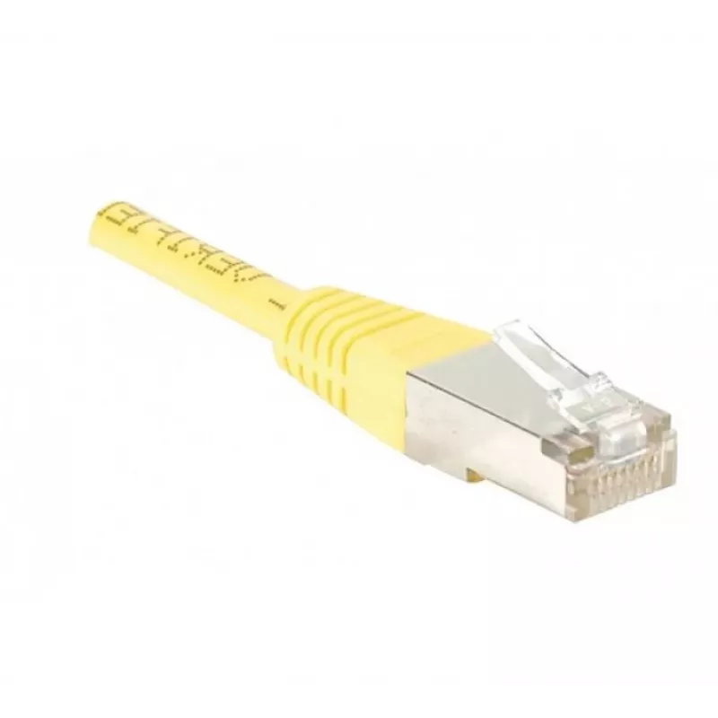 EXERTIS CONNECT cabo de patch Cat5e F/UTP, RJ45, amarelo, 3,0 m 847031