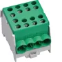 HAGER KH35E8 bloco de terminais de derivação de linha principal 1 polo, 10-35 mm², 125 A, verde