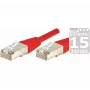EXERTIS CONNECT cabo de patch Cat.5e F/UTP, vermelho, 2,0 m, Slim Snagless Boot 847143