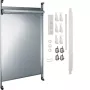 HAGER UF22NW universZ Painel multimédia completo, 2 campos, 900mm, sem módulos patch