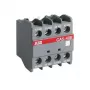 ABB CA5-22E Bloco de contactos auxiliares 2NO+2NC montagem frontal para contatores AF09-AF96 1SBN010040R1022