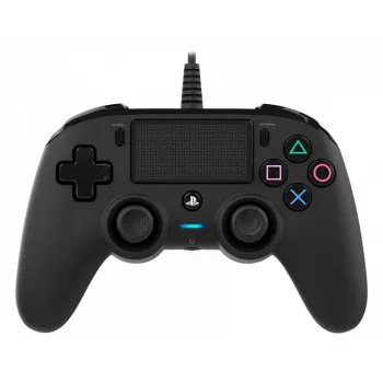 NACON PS4 Comando compacto preto – Gamepad com fios para PS4 e PC