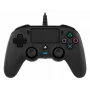 NACON PS4 Comando compacto preto – Gamepad com fios para PS4 e PC