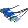 EXERTIS CONNECT Cabo combo KVM USB, PS/2, 1,8m (66302)