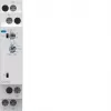 Hager EZD100 Relé temporizador multifunções 24-240V AC/DC, 10 funções, 1 contacto CO, calha DIN