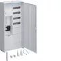 Hager Quadro de contadores completo ZB325C15LS 1 lugar de contador 5 filas de distribuição campo APZ 1100mm branco tráfego