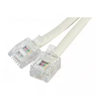 EXERTIS CONNECT Cabo telefónico, 15 m, Marfim (EXC925600)
