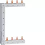 HAGER KCF663S Barra de fases vertical, tripolar, 63 A, 400 V, 10 mm², esquerda/direita
