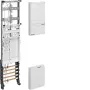 HAGER ZH3EN27 quadro de contadores completo, 1 lugar de contador, BKE-I, Universal Z, 1 campo, 1050 mm de altura