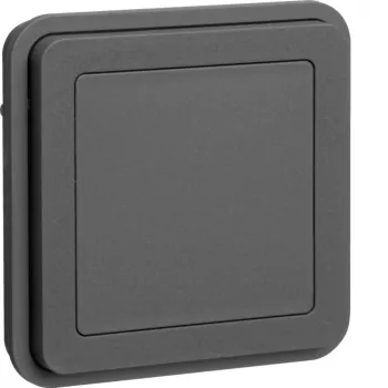 Hager tampa cega para mecanismo W.1 cinzento WNA157