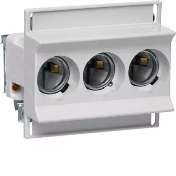 HAGER LD02K63-3SS base de fusível cerâmico D02 63A tripolar