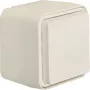 HAGER WNC160B Tomada SCHUKO, saliente, tampa basculante, proteção reforçada contra contacto, branco polar