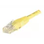 EXERTIS CONNECT Cabo de rede Cat6 U/UTP em cobre, 0,5 m, amarelo, snagless RJ45 EXC245700