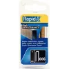 RAPID TOOLS Agrafos de dorso estreito Tipo 606, 18 mm, embalagem pequena, arame de aço galvanizado, superfície resinosada, 1 unid. (40109529)