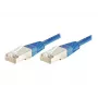 EXERTIS CONNECT Cabo de rede Cat.6 F/UTP, 7 m, azul 246570