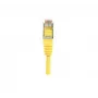 EXERTIS CONNECT Cabo de rede Cat.5e F/UTP, amarelo, 0,5 m, proteção de curvatura slim 847161