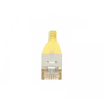 EXERTIS CONNECT Cabo de rede Cat.5e F/UTP, amarelo, 0,5 m, proteção de curvatura slim 847161