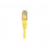 EXERTIS CONNECT Cabo de rede Cat.5e F/UTP, amarelo, 0,5 m, proteção de curvatura slim 847161