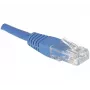 EXERTIS CONNECT Cabo de rede Cat.6 U/UTP, 0,5 m, azul, snagless 246700