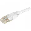 EXERTIS CONNECT Cabo de rede CAT.6 U/UTP, 2 m, branco, RJ45, proteção da patilha 246785