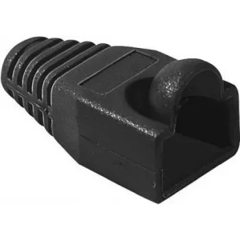 EXERTIS CONNECT Proteção anti-dobra RJ45 para cabo redondo, preto, pack de 10 253166