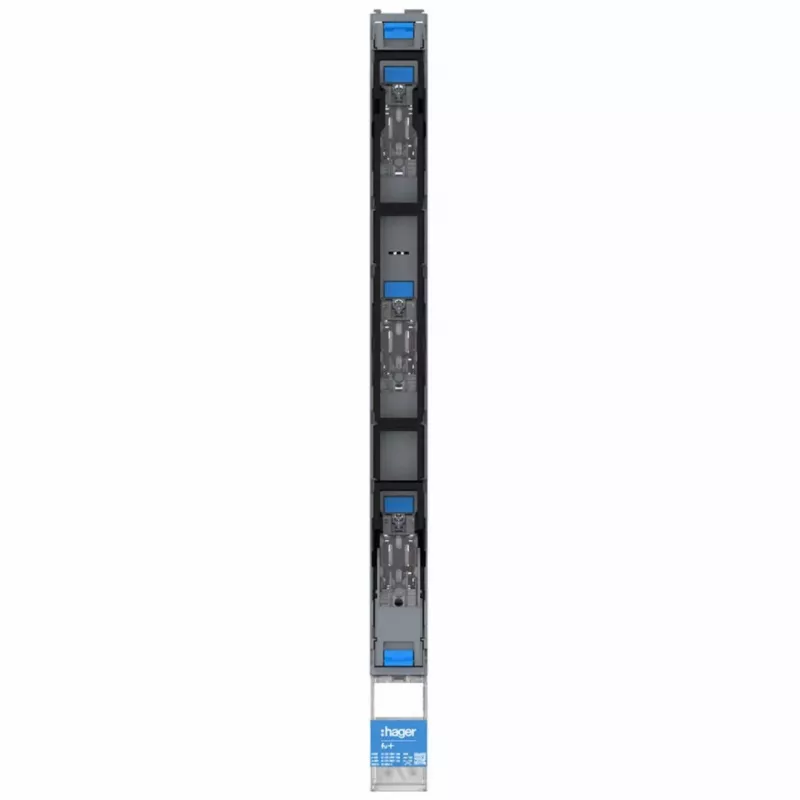 Hager LV8SG00STPS barra seccionadora de carga com fusíveis NH00 160A 3 polos