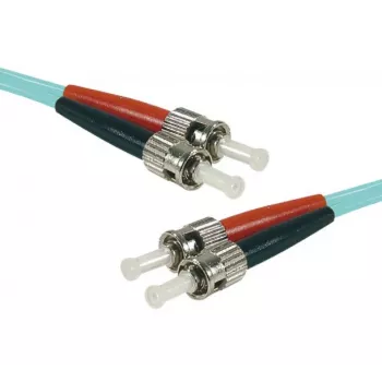 EXERTIS CONNECT cabo de patch de fibra ótica HD OM3 duplex ST-ST multimodo, 50/125 µm, água, 15 m 392777