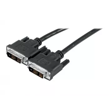 EXERTIS CONNECT cabo de monitor DVI-D Single Link, ficha macho para macho, 18+1 pinos, 1,0 m, preto 127471