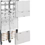Hager univers Z quadro de contadores 3 pontos 5 filas 48 TE ZK3EN28
