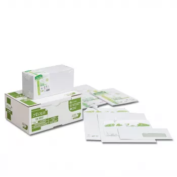 GPV ERAPure 3303 envelope C5 (162 x 229 mm), sem janela, 80 g/m², 100% papel reciclado, branco, sem cloro