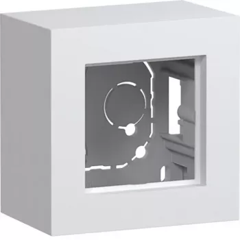 HAGER WAD8110WM caixa de superfície, 1 módulo, versão alta, branco polar