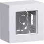 HAGER WAD8110WM caixa de superfície, 1 módulo, versão alta, branco polar