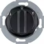 Interruptor rotativo para estores Hager 1p peça central WTE6161BG (WTE6161BG)