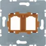 HAGER WDF4716P placa de suporte laranja montagem Modular Jack (WDF4716P)
